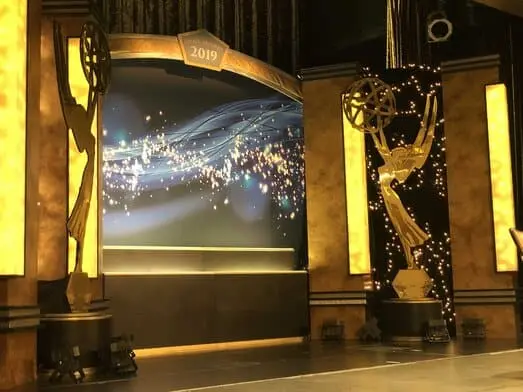 Stage setup at the 2019 Emmy Awards